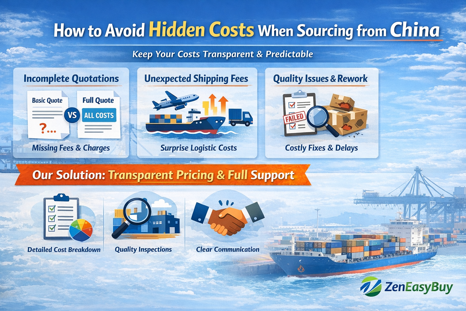 How to Avoid Hidden Costs When Sourcing from China